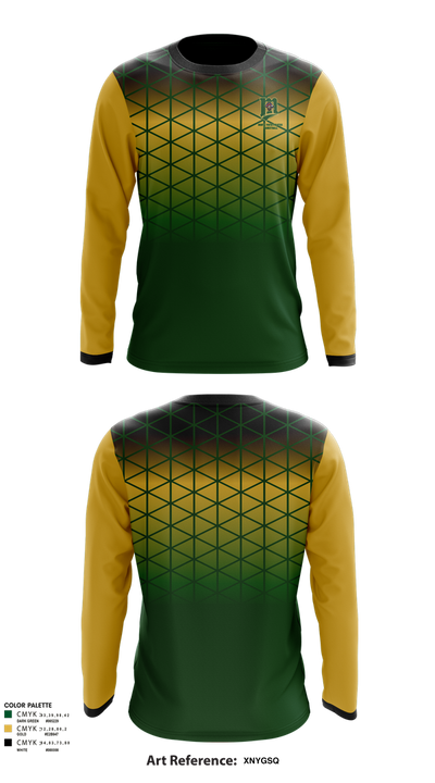 Monte Vista Pirates 48910336 Long Sleeve Performance Shirt 1