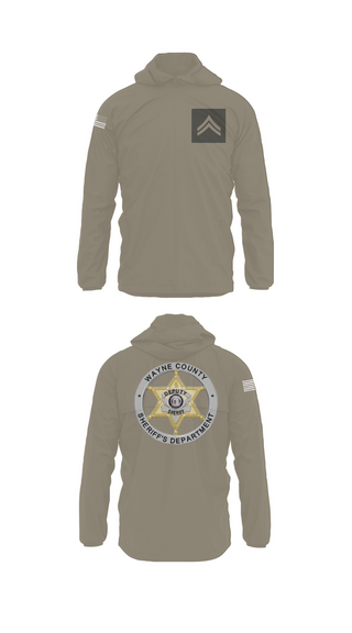 Windbreaker, Wayne County Sheriff’s Department, Police, Teamtime, Team time, sublimation, custom sports apparel, team uniforms, spirit wear, spiritwear, sports uniforms, custom shirts, team store, custom team store, fundraiser sports, apparel fundraiser