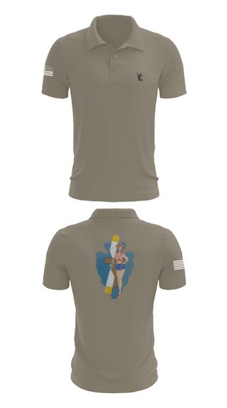 Short Sleeve Performance Polo, B Co 1/114th Maintenance, Army, Teamtime, Team time, sublimation, custom sports apparel, team uniforms, spirit wear, spiritwear, sports uniforms, custom shirts, team store, custom team store, fundraiser sports, apparel fundraiser