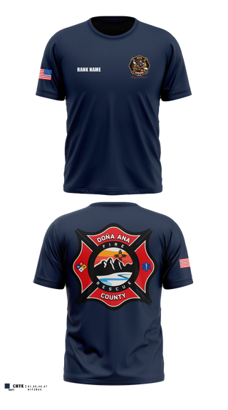 Old School Cotton Feel Shirt, Dona Ana fire Rescue Station 42, Fire Department, Teamtime, Team time, sublimation, custom sports apparel, team uniforms, spirit wear, spiritwear, sports uniforms, custom shirts, team store, custom team store, fundraiser sports, apparel fundraiser