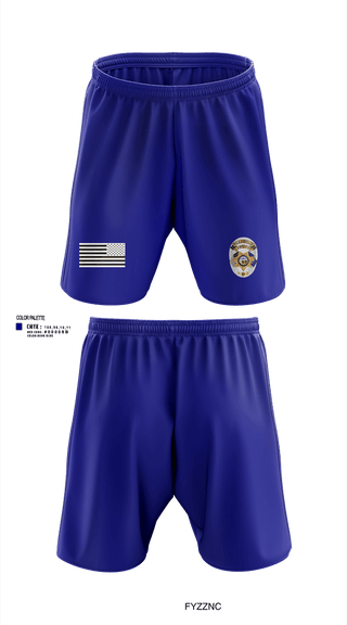 Athletic Shorts With Pockets, Lewiston Police Department, Police, Teamtime, Team time, sublimation, custom sports apparel, team uniforms, spirit wear, spiritwear, sports uniforms, custom shirts, team store, custom team store, fundraiser sports, apparel fundraiser