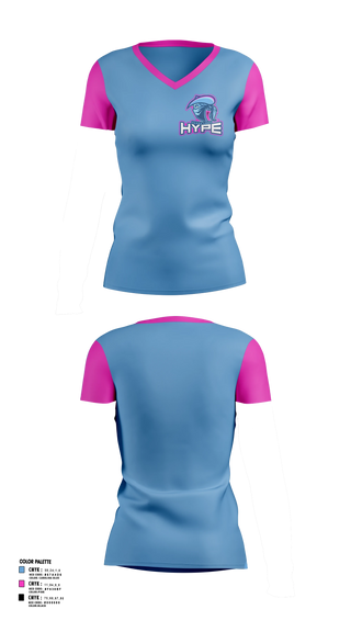Womens Short Sleeve Vneck Shirt, Texas Hype, Softball, Teamtime, Team time, sublimation, custom sports apparel, team uniforms, spirit wear, spiritwear, sports uniforms, custom shirts, team store, custom team store, fundraiser sports, apparel fundraiser