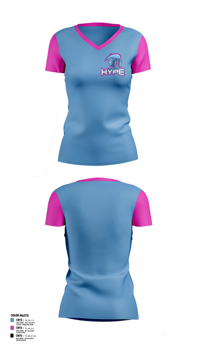 Texas Hype Women's Short Sleeve V-neck Shirt - 3