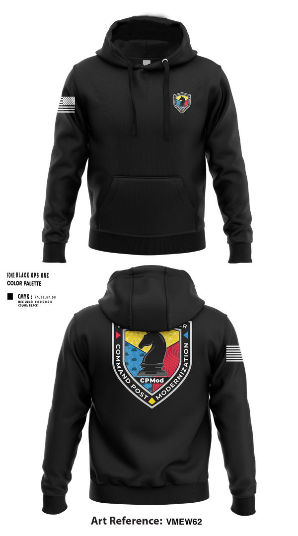 Hoodie, Command Post Modernization, , Teamtime, Team time, sublimation, custom sports apparel, team uniforms, spirit wear, spiritwear, sports uniforms, custom shirts, team store, custom team store, fundraiser sports, apparel fundraiser