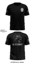 Farmersville Police K9 Unit 60713953 Short Sleeve Performance Shirt - 1