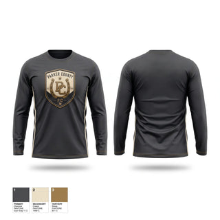 Long Sleeve Performance Shirt, Parker County FC, Men's Soccer, Teamtime, Team time, sublimation, custom sports apparel, team uniforms, spirit wear, spiritwear, sports uniforms, custom shirts, team store, custom team store, fundraiser sports, apparel fundraiser