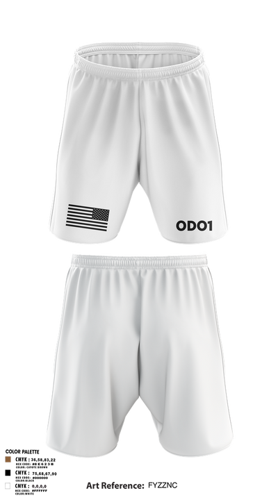ODO1 96480640 Athletic Shorts With Pockets - 2