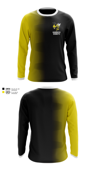 Hornbeck Lady Hornets 8637101 Long Sleeve Performance Shirt 5