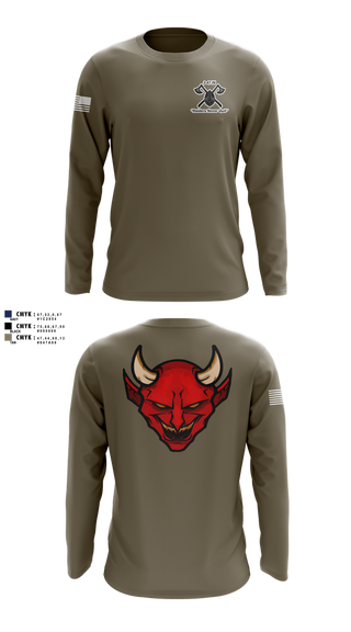 Long Sleeve Performance Shirt, D Co 3-47, , Teamtime, Team time, sublimation, custom sports apparel, team uniforms, spirit wear, spiritwear, sports uniforms, custom shirts, team store, custom team store, fundraiser sports, apparel fundraiser