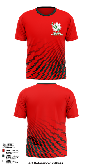 Short Sleeve Performance Shirt, Fulton, Wrestling, Teamtime, Team time, sublimation, custom sports apparel, team uniforms, spirit wear, spiritwear, sports uniforms, custom shirts, team store, custom team store, fundraiser sports, apparel fundraiser