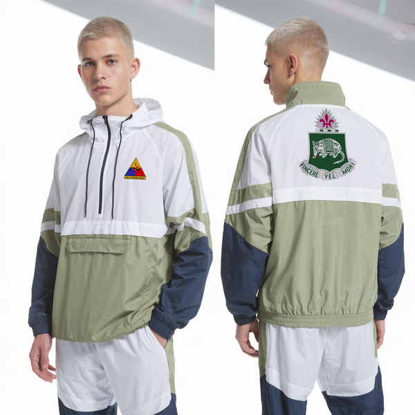 Windbreaker, 1-35 Conquerors, Army, Teamtime, Team time, sublimation, custom sports apparel, team uniforms, spirit wear, spiritwear, sports uniforms, custom shirts, team store, custom team store, fundraiser sports, apparel fundraiser