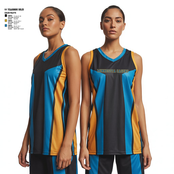 Mens Basketball Jersey, Minnesota Cagers, Women's Basketball, Teamtime, Team time, sublimation, custom sports apparel, team uniforms, spirit wear, spiritwear, sports uniforms, custom shirts, team store, custom team store, fundraiser sports, apparel fundraiser