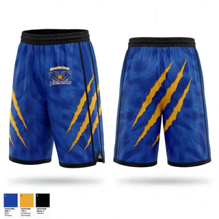 Athletic Shorts With Pockets, C.O.E Blue Panthers, Men's Basketball, Teamtime, Team time, sublimation, custom sports apparel, team uniforms, spirit wear, spiritwear, sports uniforms, custom shirts, team store, custom team store, fundraiser sports, apparel fundraiser
