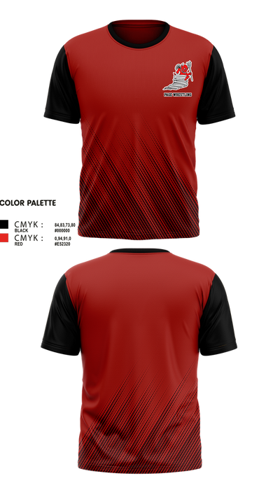 Page High School Wrestling 10285113 Short Sleeve Performance Shirt - 1