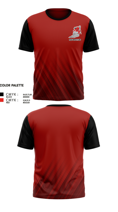 Short Sleeve Performance Shirt, Page High School Wrestling, Wrestling, Teamtime, Team time, sublimation, custom sports apparel, team uniforms, spirit wear, spiritwear, sports uniforms, custom shirts, team store, custom team store, fundraiser sports, apparel fundraiser