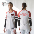 Houston High School Cheer 47611821 Women's Long Sleeve V-neck Shirt - 2