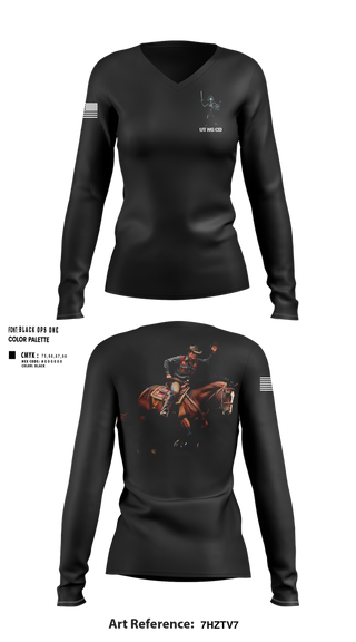 Womens Long Sleeve Vneck Shirt, , Army, Teamtime, Team time, sublimation, custom sports apparel, team uniforms, spirit wear, spiritwear, sports uniforms, custom shirts, team store, custom team store, fundraiser sports, apparel fundraiser