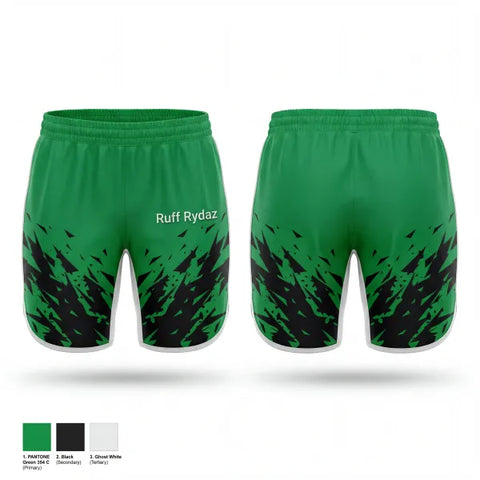 Womens Shorts, Ruff Rydaz, Softball, Teamtime, Team time, sublimation, custom sports apparel, team uniforms, spirit wear, spiritwear, sports uniforms, custom shirts, team store, custom team store, fundraiser sports, apparel fundraiser