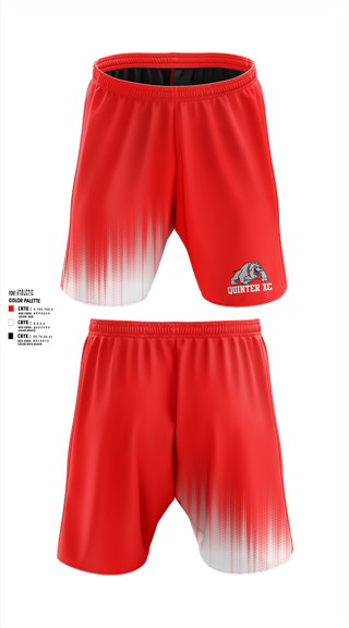 Athletic Shorts With Pockets, Quinter XC, Cross Country, Teamtime, Team time, sublimation, custom sports apparel, team uniforms, spirit wear, spiritwear, sports uniforms, custom shirts, team store, custom team store, fundraiser sports, apparel fundraiser