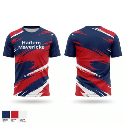Harlem Mavericks Short Sleeve Performance Shirt - 1