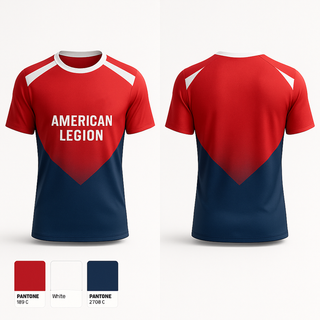 Short Sleeve Performance Shirt, American Legion, Baseball, Teamtime, Team time, sublimation, custom sports apparel, team uniforms, spirit wear, spiritwear, sports uniforms, custom shirts, team store, custom team store, fundraiser sports, apparel fundraiser