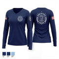 Overland Park Police 24394196 Women's Long Sleeve V-neck Shirt - 1