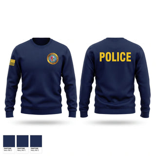 Crew Neck Sweatshirt, Perth Amboy Police, Police, Teamtime, Team time, sublimation, custom sports apparel, team uniforms, spirit wear, spiritwear, sports uniforms, custom shirts, team store, custom team store, fundraiser sports, apparel fundraiser
