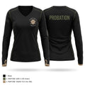Graham County Probation Women's Long Sleeve V-neck Shirt - 1