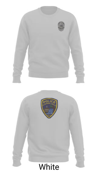 Crew Neck Sweatshirt, Cuyahoga Falls Police Department, Police, Teamtime, Team time, sublimation, custom sports apparel, team uniforms, spirit wear, spiritwear, sports uniforms, custom shirts, team store, custom team store, fundraiser sports, apparel fundraiser