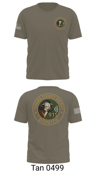 Old School Cotton Feel Shirt, TCSO DISPATCH, , Teamtime, Team time, sublimation, custom sports apparel, team uniforms, spirit wear, spiritwear, sports uniforms, custom shirts, team store, custom team store, fundraiser sports, apparel fundraiser