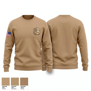 Crew Neck Sweatshirt, LEA Fort Riley, Army, Teamtime, Team time, sublimation, custom sports apparel, team uniforms, spirit wear, spiritwear, sports uniforms, custom shirts, team store, custom team store, fundraiser sports, apparel fundraiser