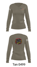 Mountain Lake Fire & Rescue 77685394 Women's Long Sleeve V-neck Shirt - 11