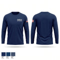 Amber Fire Department Long Sleeve Performance Shirt - 1