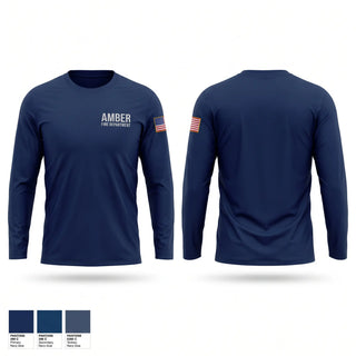 Long Sleeve Performance Shirt, Amber Fire Department, Fire Department, Teamtime, Team time, sublimation, custom sports apparel, team uniforms, spirit wear, spiritwear, sports uniforms, custom shirts, team store, custom team store, fundraiser sports, apparel fundraiser
