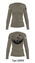 Okinawa 70795461 Women's Long Sleeve V-neck Shirt - 73