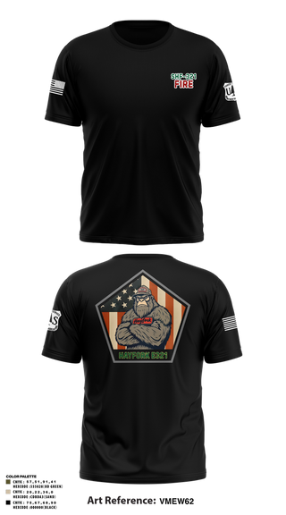 Old School Cotton Feel Shirt, Hayfork Engine 321, , Teamtime, Team time, sublimation, custom sports apparel, team uniforms, spirit wear, spiritwear, sports uniforms, custom shirts, team store, custom team store, fundraiser sports, apparel fundraiser