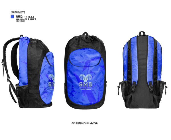 Gear Bag, Seabrook Middle School Soccer, Women's Soccer, Teamtime, Team time, sublimation, custom sports apparel, team uniforms, spirit wear, spiritwear, sports uniforms, custom shirts, team store, custom team store, fundraiser sports, apparel fundraiser