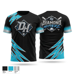 Short Sleeve Performance Shirt, Diamond Hitterz, Baseball, Teamtime, Team time, sublimation, custom sports apparel, team uniforms, spirit wear, spiritwear, sports uniforms, custom shirts, team store, custom team store, fundraiser sports, apparel fundraiser