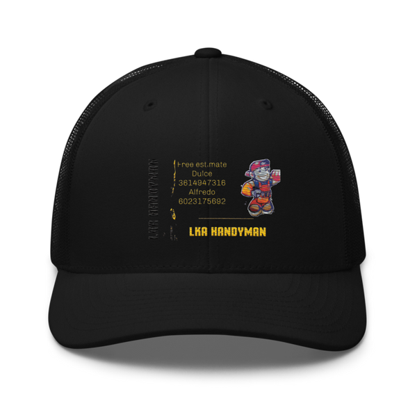 LKA HANDYMAN Retro Trucker Hat | Yupoong 6606