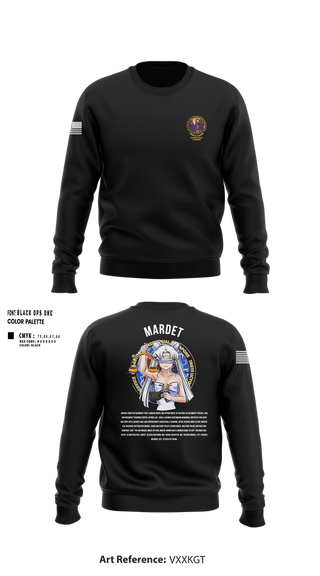 Crew Neck Sweatshirt, Karl & Hedwig Ackermann Memorial Institute for Joint Military Intelligence and Law Enforcement Education & Training at MARDET Fort Leonard Wood, , Teamtime, Team time, sublimation, custom sports apparel, team uniforms, spirit wear, spiritwear, sports uniforms, custom shirts, team store, custom team store, fundraiser sports, apparel fundraiser