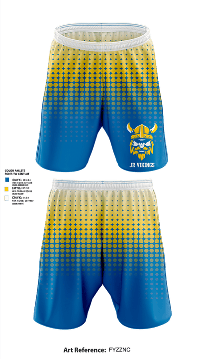 Jr Vikings 70392092 Athletic Shorts With Pockets - 1