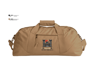 Duffle Bag, 1ST PLT 76TH CEC-S, Army, Teamtime, Team time, sublimation, custom sports apparel, team uniforms, spirit wear, spiritwear, sports uniforms, custom shirts, team store, custom team store, fundraiser sports, apparel fundraiser