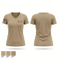 PARMA FIRE WILDLAND Women's Short Sleeve V-neck Shirt - 1