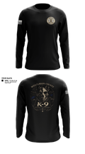 Williamson County K-9 Unit 61975120 Long Sleeve Performance Shirt - 12