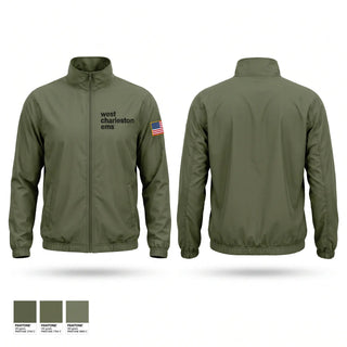 Windbreaker, west charleston EMS, EMS/EMT, Teamtime, Team time, sublimation, custom sports apparel, team uniforms, spirit wear, spiritwear, sports uniforms, custom shirts, team store, custom team store, fundraiser sports, apparel fundraiser