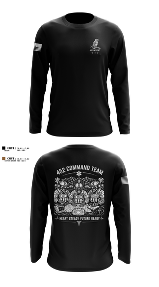 Long Sleeve Performance Shirt, 452 MED DET, Army, Teamtime, Team time, sublimation, custom sports apparel, team uniforms, spirit wear, spiritwear, sports uniforms, custom shirts, team store, custom team store, fundraiser sports, apparel fundraiser