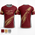 Northview Chiefs 65697083 Old School Cotton Feel Shirt - 1