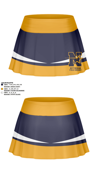 Skort, Nottingham, Field Hockey, Teamtime, Team time, sublimation, custom sports apparel, team uniforms, spirit wear, spiritwear, sports uniforms, custom shirts, team store, custom team store, fundraiser sports, apparel fundraiser