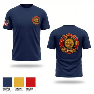 Short Sleeve Performance Shirt, Lauderhill Fire Rescue Department, Fire Department, Teamtime, Team time, sublimation, custom sports apparel, team uniforms, spirit wear, spiritwear, sports uniforms, custom shirts, team store, custom team store, fundraiser sports, apparel fundraiser