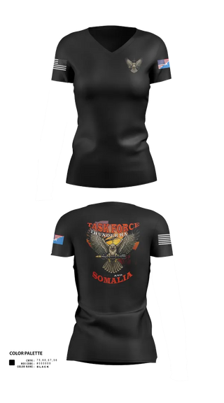 Womens Short Sleeve Vneck Shirt, TFThunderHawk, Army, Teamtime, Team time, sublimation, custom sports apparel, team uniforms, spirit wear, spiritwear, sports uniforms, custom shirts, team store, custom team store, fundraiser sports, apparel fundraiser
